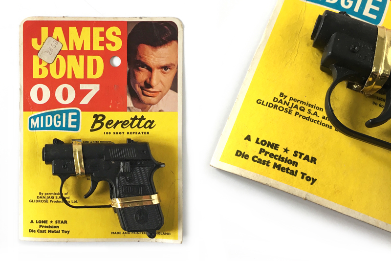 LONE STAR SPECIAL AGENT 007 Walther P99 TOY GUN WICKE 25 Shots James Bond Gun 
