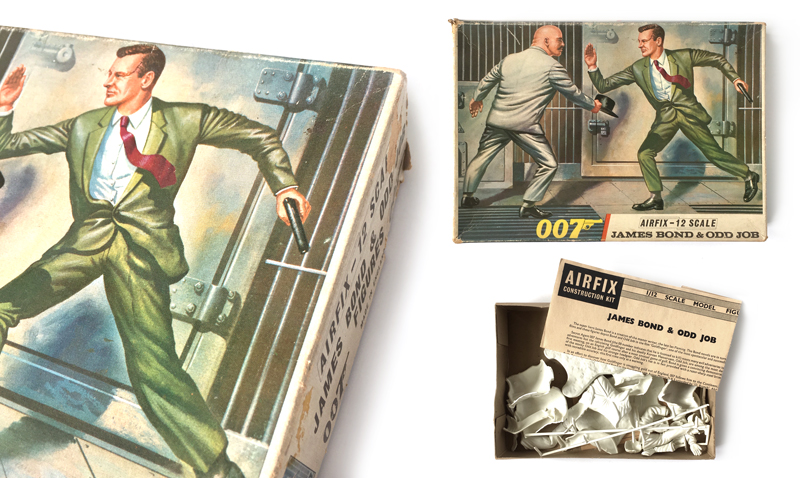 Airfix James Bond & Oddjob 007 1:12 Scale Plastic Model Kit 04402 New in Box