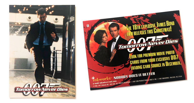 James Bond Archives 2014 Edition Tomorrow Never Dies Throwback Card Set 93 Cards 
